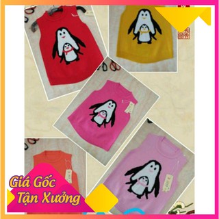 Xả lũ áo len gile quảng châu hình cánh cụt cho bé bongkids.store