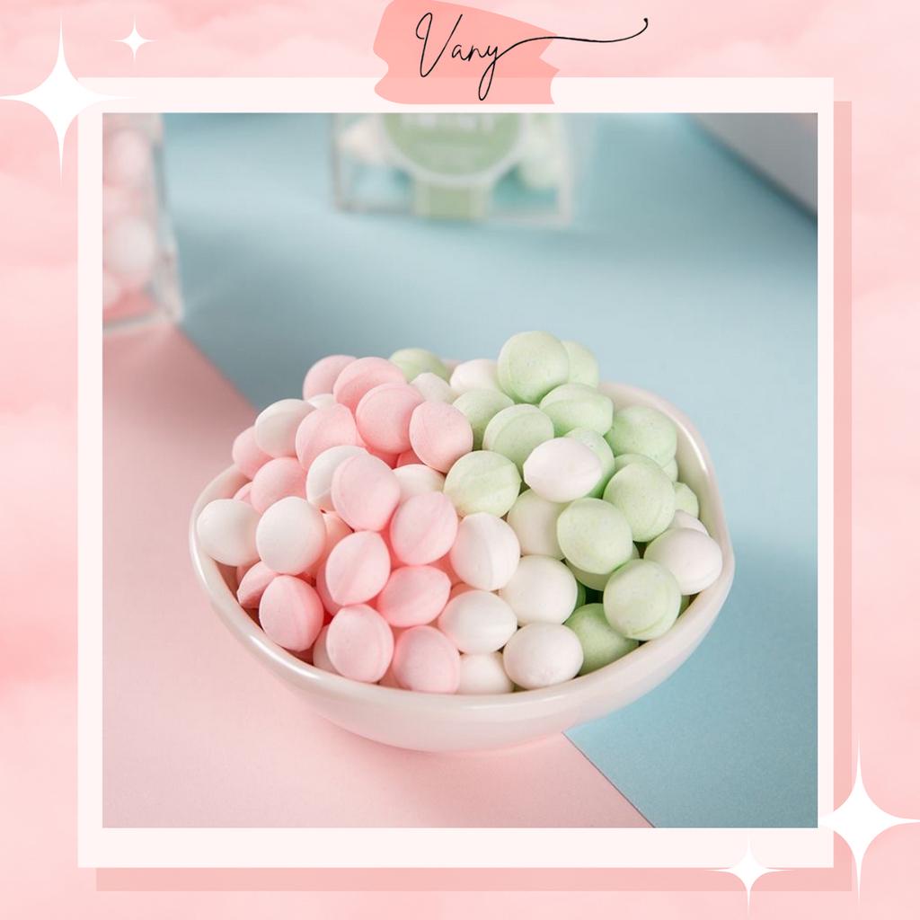 Kẹo Ngậm Không Đường Vị Hoa Hồng Vải Hoa Nhài Nho Kiss Me IMINT Thơm Miệng