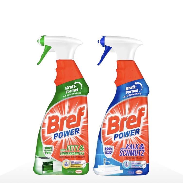 Xịt tẩy đa năng Bref Power tẩy vệ sinh tẩy bếp đánh bay vết bẩn hàng Đức chính hãng