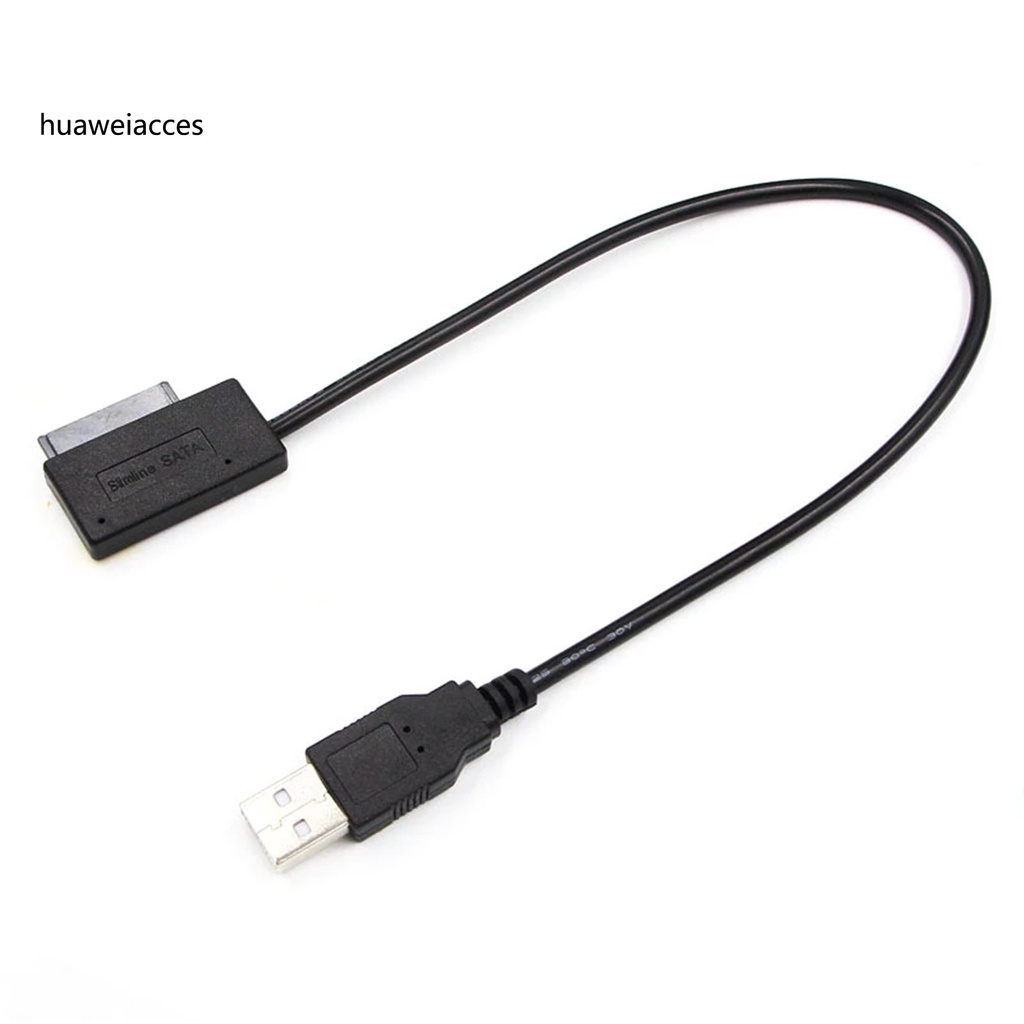 Cáp Chuyển Đổi Hua-Usb 2.0 Sang Mini Sata Ii 6 + 7 13pin Cho Ổ Đĩa Dvd / Cd Rom