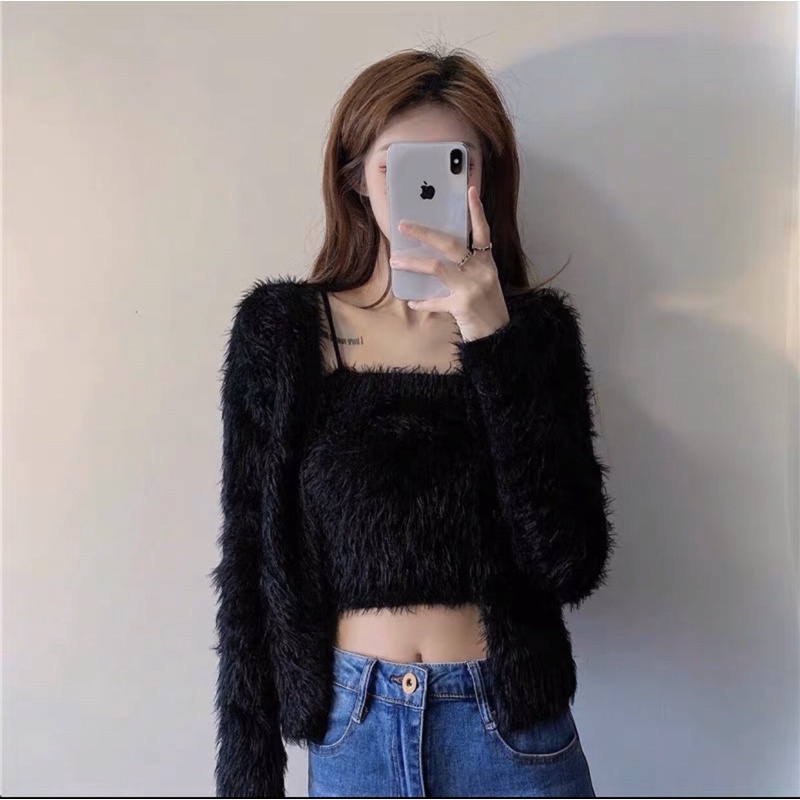 💋FREESiZE💋Sét Áo hai dây kèm áo khoác ngoài chất đẹp .KÈM ẢNH THẬT