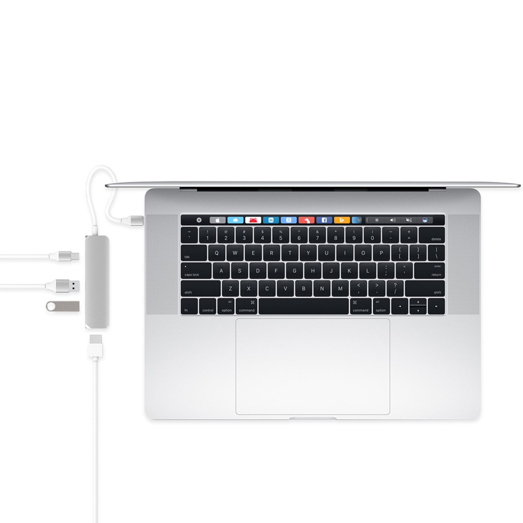 Cổng chuyển HyperDrive 4 in1 HDMI 4K  USB-C Hub  for MacBook, PC & Devices