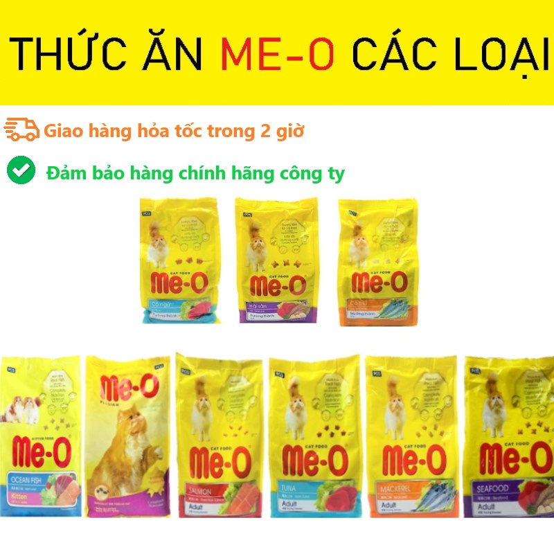 THỨC ĂN HẠT ME-O CHO MÈO