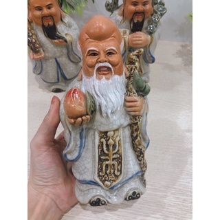Bộ 3 tượng Tam đa Phúc - Lộc - Thọ (hàng Bát Tràng cao cấp)
