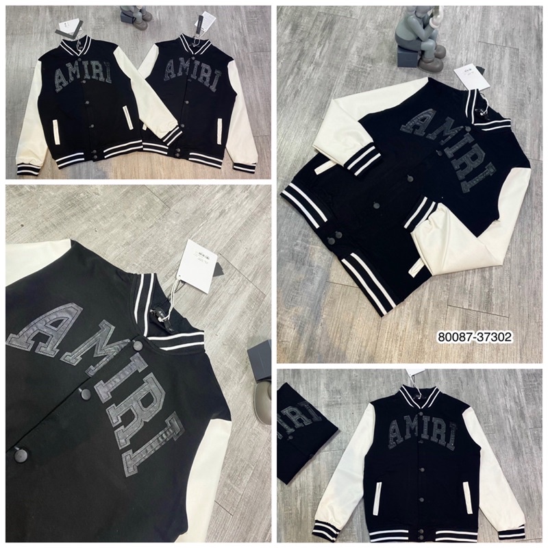 Áo Bomber Nam AMIRI Mới Nhất - Áo Khoác Nam Cao Cấp - Áo Bomber Nam Đẹp