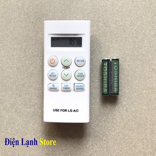 REMOTE ĐIỀU KHIỂN MÁY LẠNH LG S09EN2 LOẠI TỐT + Tặng Cặp Pin TOSHIBA