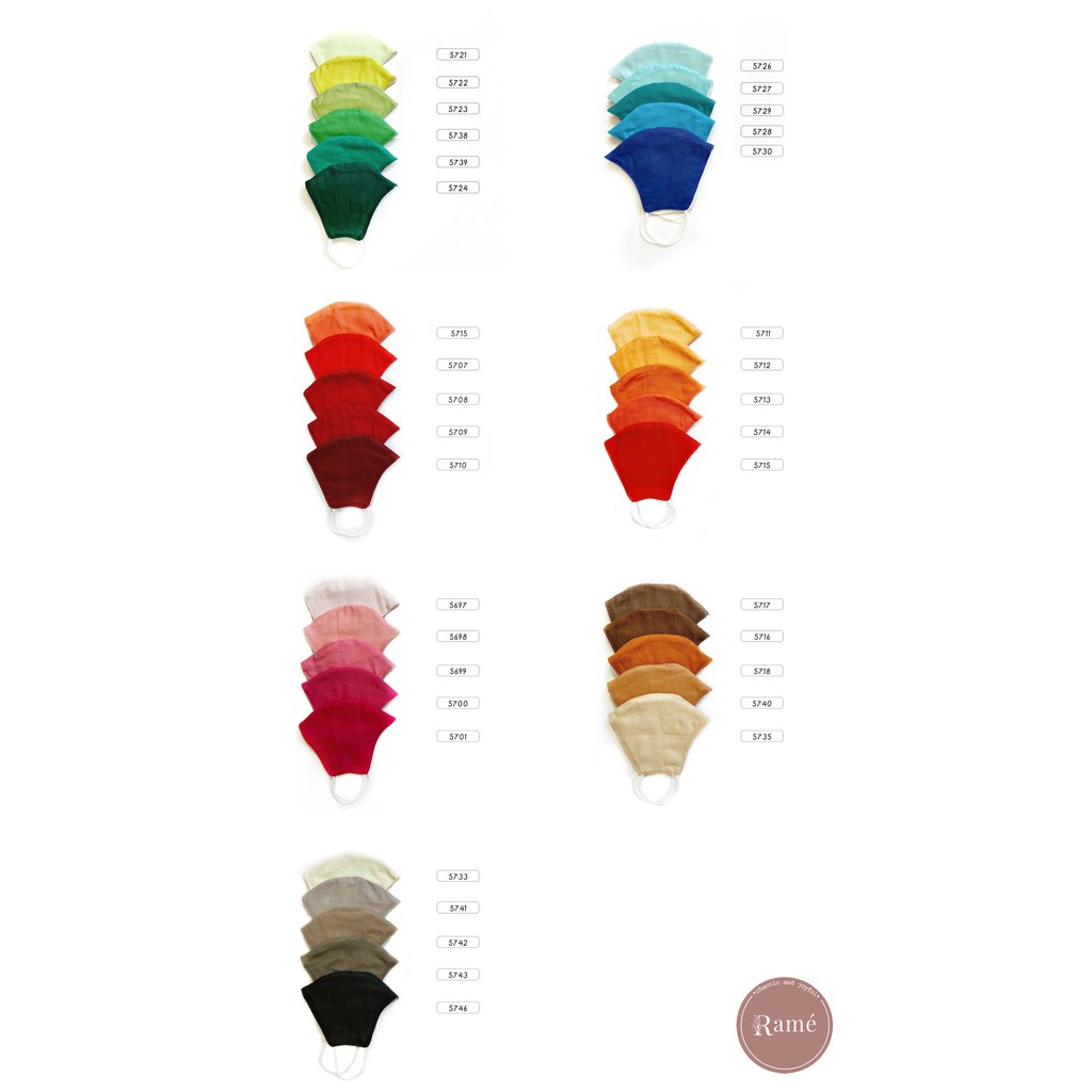 COMBO 5C KHẨU TRANG không dính son Ramé | BigBuy360 - bigbuy360.vn