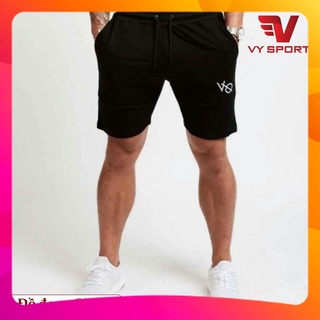 Quần short tập gym nam -VQ , Quần thun vải nỉ da cá cao cấp
