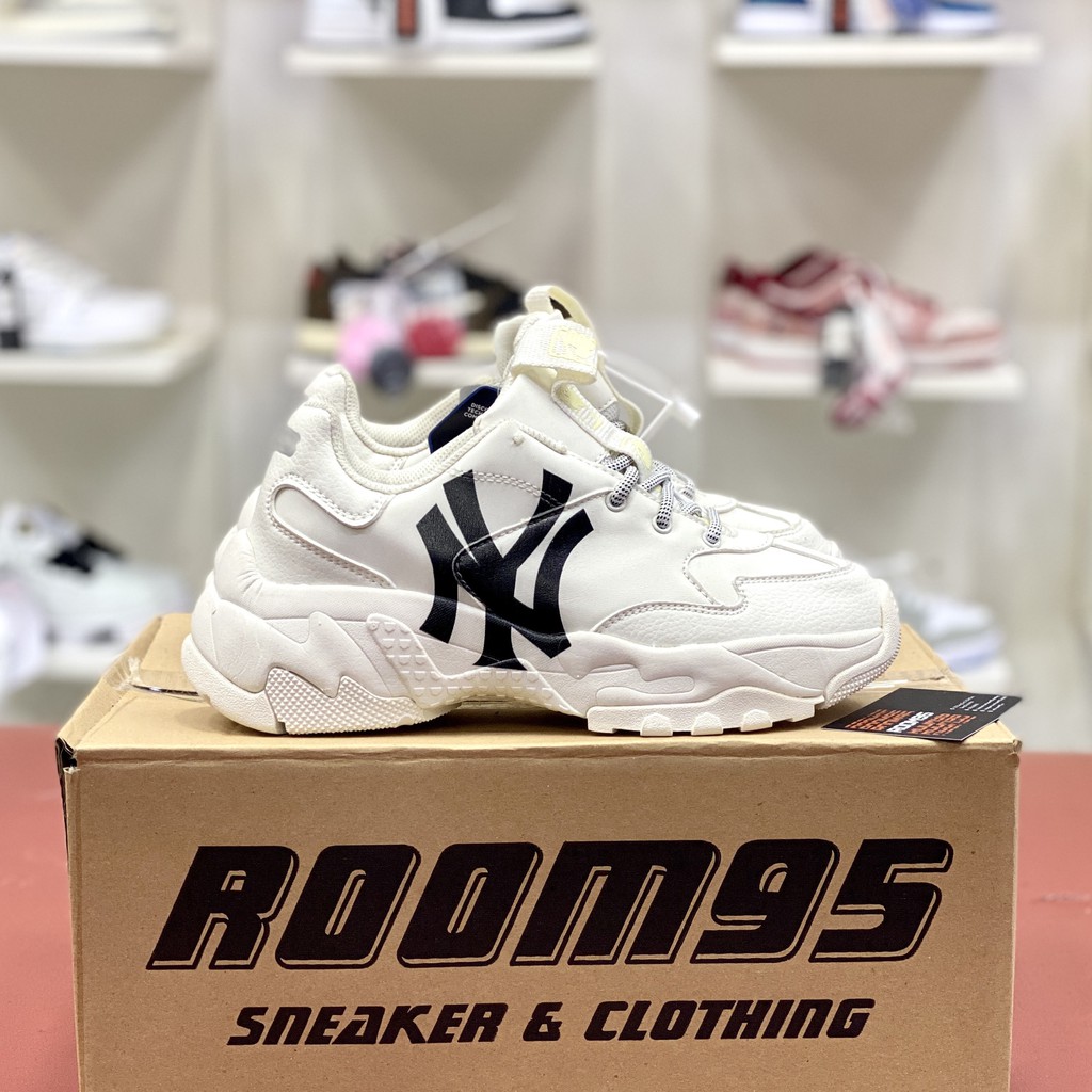 Giày thể thao sneaker ( MLB_16 ) - MLB TRẮNG CHỮ NY ĐEN