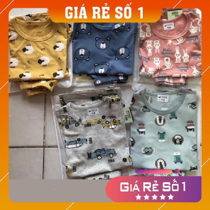 Quần áo trẻ em ⚡️ XẢ KHO ⚡️Bộ cotton mùa hè thấm hút mồ hôi họa tiết xuất hàn cao cấp cho bé từ 8 đến 16 kg