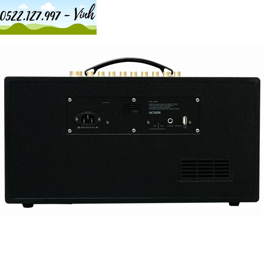 Dàn Âm Thanh Di Động ACNOS CS447 màu đen - Hàng chính hãng năm 2023 - Gia Khang Shop