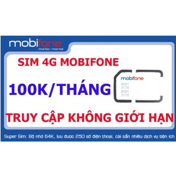  [SIM Mobifone VPB51] Sim 4G Mobifone Trọn Gói 1 Năm Không Giới Hạn Dung Lượng Tốc Độ Cao