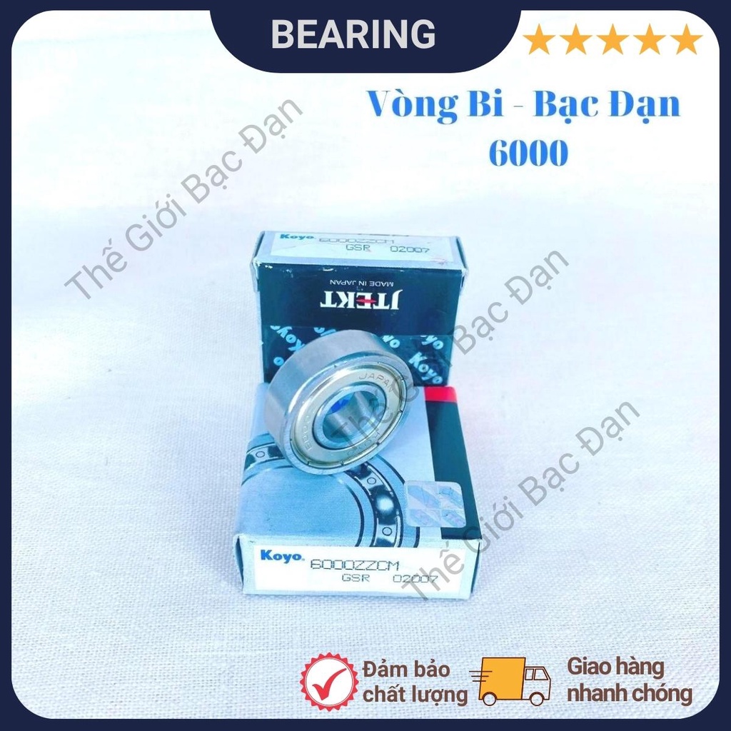 Vòng bi bạc đạn 6000 ZZCM KOYO -hàng đẹp - chất lượng cao-Thế Giới Bạc Đạn
