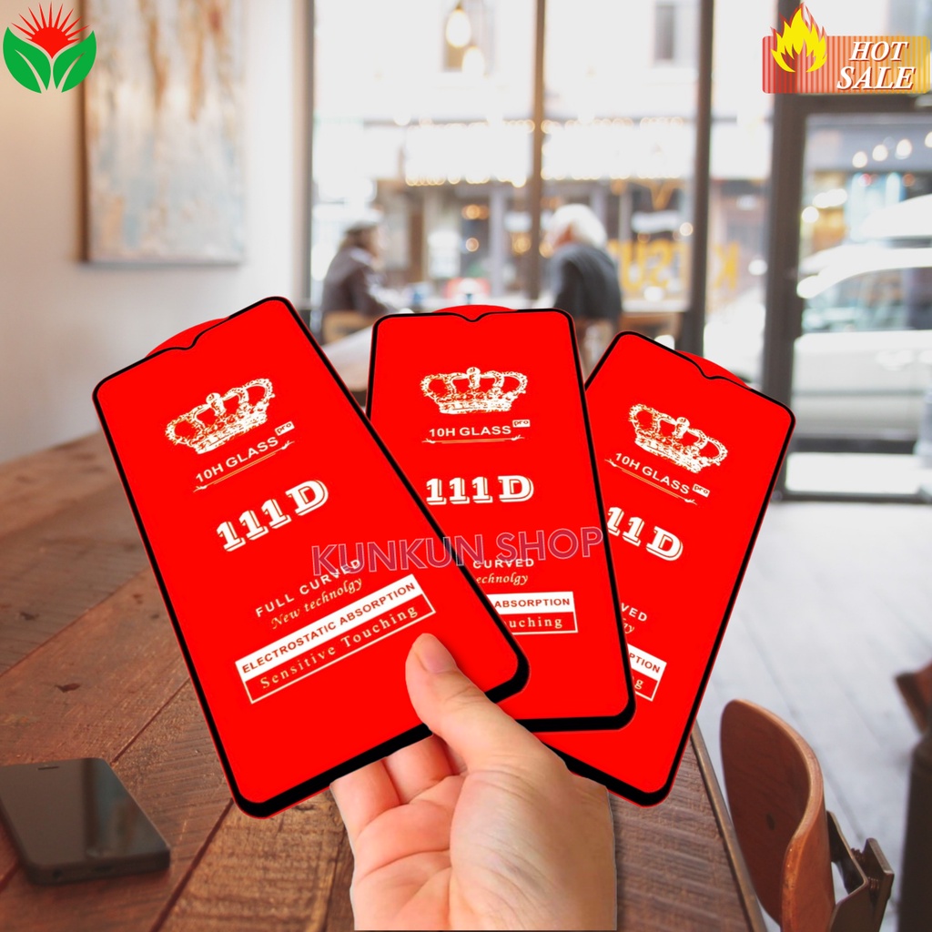 🔥HOT 111D🔥 Kính cường lực Redmi Note 8 Pro - Cao cấp xịn - Full màn hình và Trong suốt - Độ cứng 10H  [FreeShip_50K]