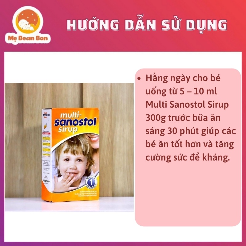 vitamin tổng hợp sanostol đức số 1 230ml cho trẻ từ 1-3 tuoi