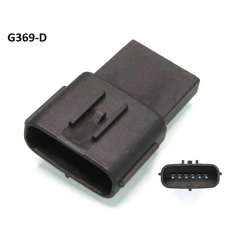 G369-Giắc cắm phù hợp với đầu dò mắt điện radar lùi xe Toyo Lexus 6 lỗ 0.6mm