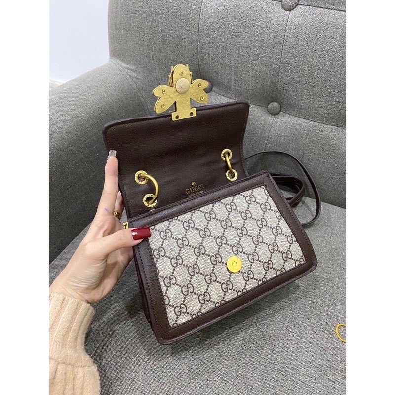 Túi Xách Nữ Khoá Ong, Túi Đeo Chéo Đeo Vai Hoạ Tiết G.C