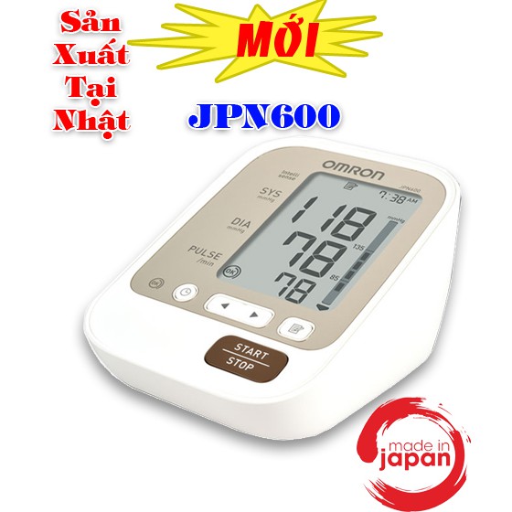 MÁY ĐO HUYẾT ÁP ĐIỆN TỬ OMRON JPN600 - SẢN XUẤT TẠI NHẬT BẢN