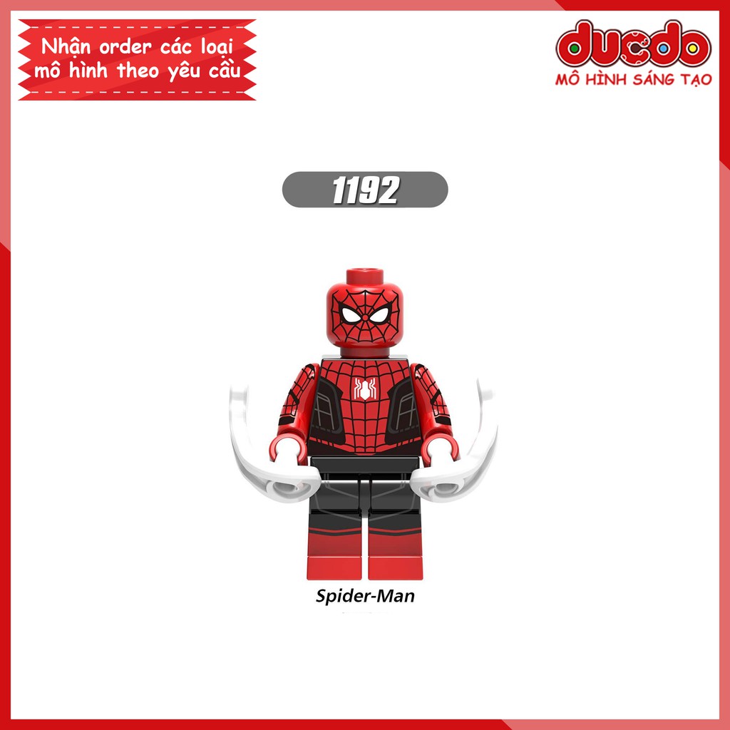 Minifigures các nhân vật trong Người nhện xa nhà - Đồ chơi Lắp ghép Xếp hình Mô hình Mini Spider Man Iron Man XINH X0249