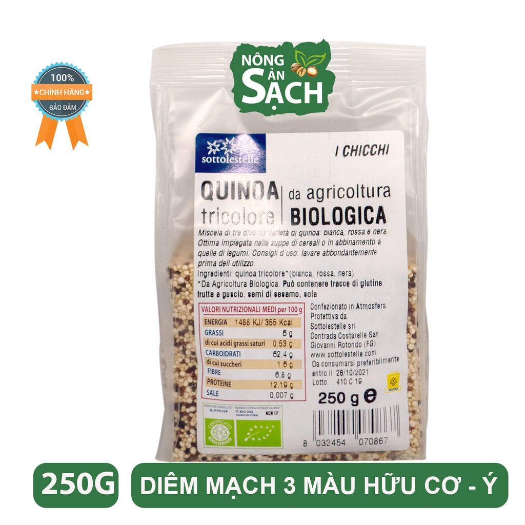 Diêm Mạch Hữu Cơ Không Biến Đổi Gen Cao Cấp 500g