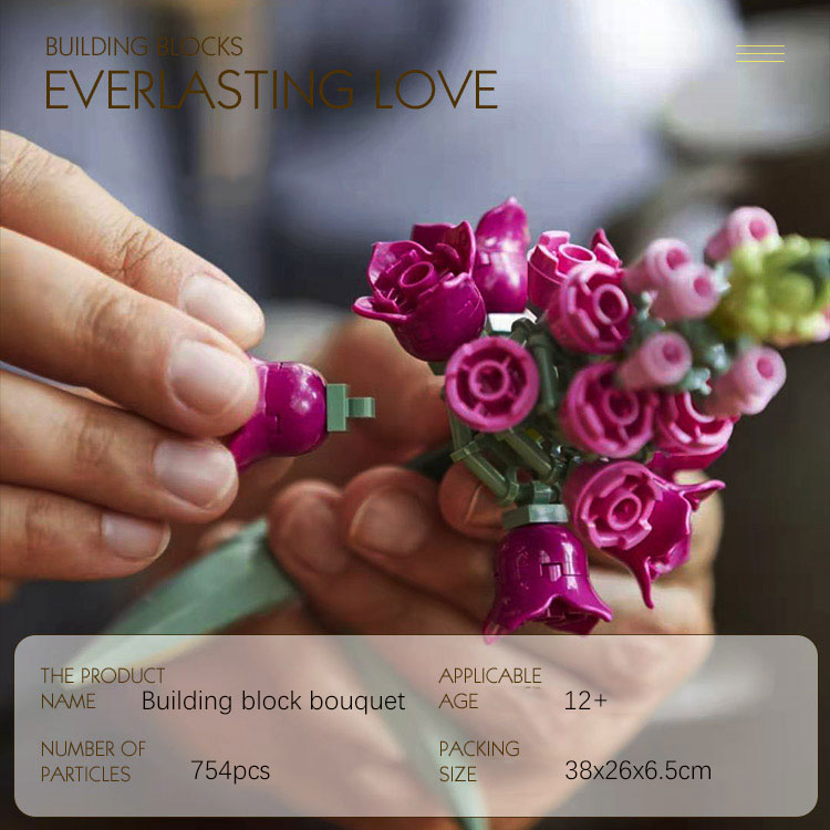 Bộ Đồ Chơi Lắp Ráp Mô Hình Nhà Hoa Oải Hương Cho Bé