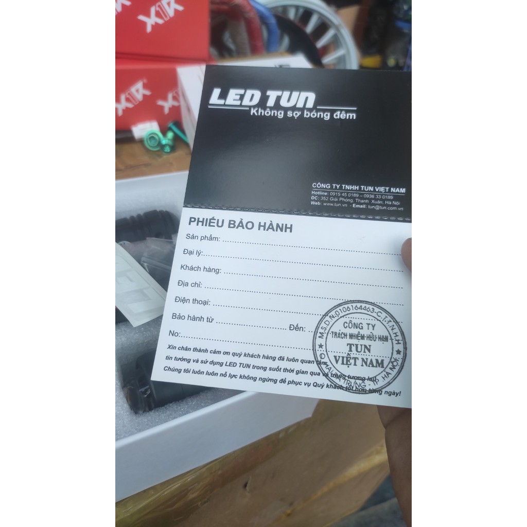 Led Tun X5vt mini 2 màu.Bảo hành 2 năm