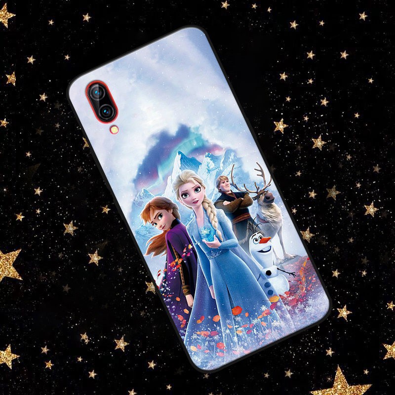 Meizu Meilan Mblu V8 X8 17 MX4 18 Pro 2 3 Max Printed Shell Black soft Phone case Frozen Elsa Anna