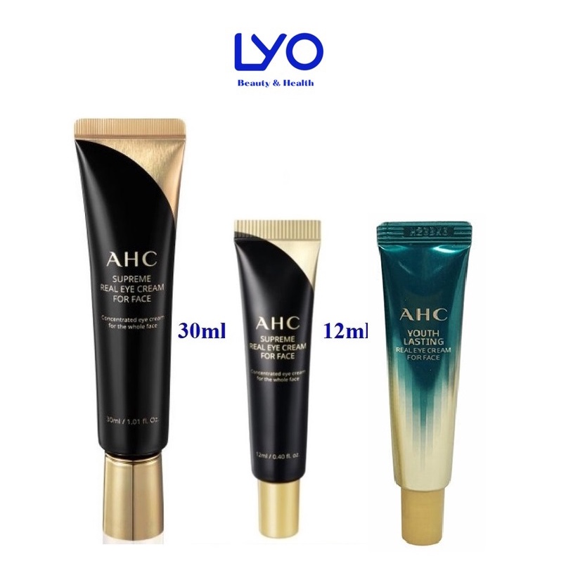 Kem Mắt AHC Season 7 Ageless Real Eye Cream For Face 12ml &30ml Hàn Q.