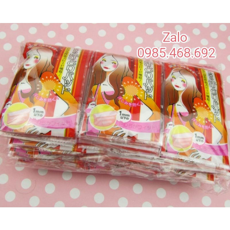 Miếng Dán Ngăn Mồ Hôi Nách Nhật Bản Thấm hút mồ hôi khử mùi, diệt khuẩn