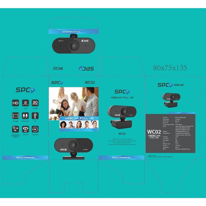 Webcam Spc Wc02 Góc Rộng | BigBuy360 - bigbuy360.vn
