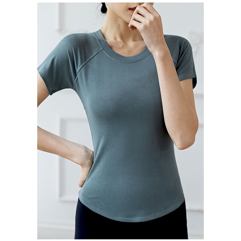 Áo thun yoga cổ tròn Dx20-230