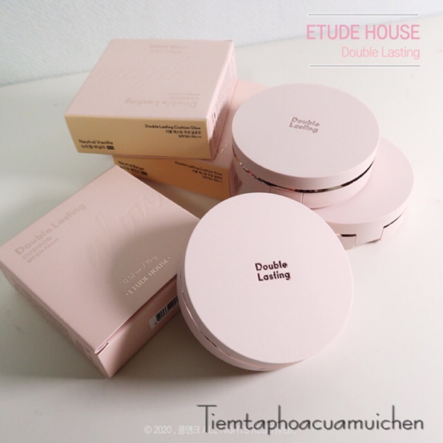 Phấn Nước Che Phủ Tốt, Dưỡng Ẩm Cho Làn Da Căng Bóng Double Lasting Cushion Glow 15g SPF 50+/PA+++ | BigBuy360 - bigbuy360.vn