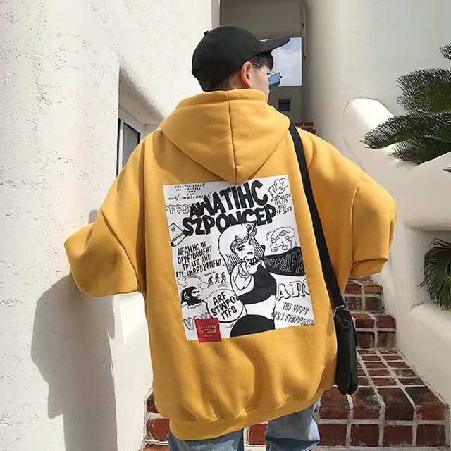 Áo hoodie vải nỉ lót bông dày dặn in Stponce | BigBuy360 - bigbuy360.vn