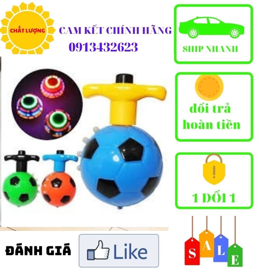 (Đồ chơi có nhạc) quả bóng phát sáng hình minion- bóng cù xoay phát sáng - cù bóng quay - con quay