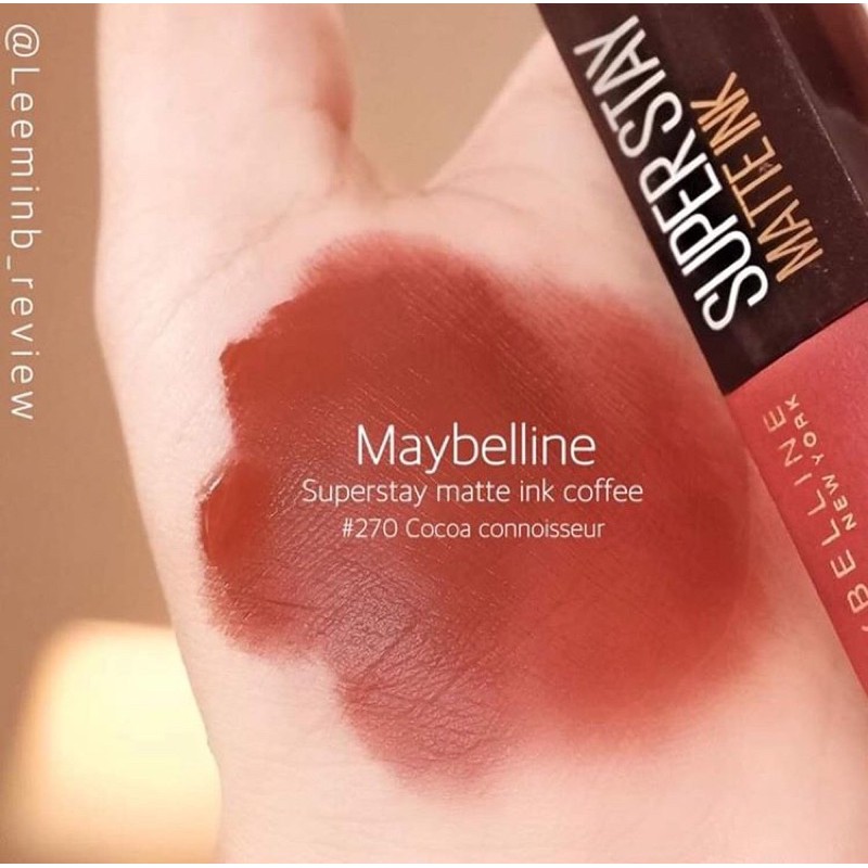 Son kem lì Maybelline Super Stay Matte Ink Coffee Limited Edition