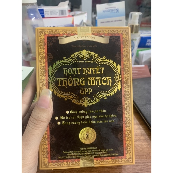 Hoạt huyết thông mạch gpp