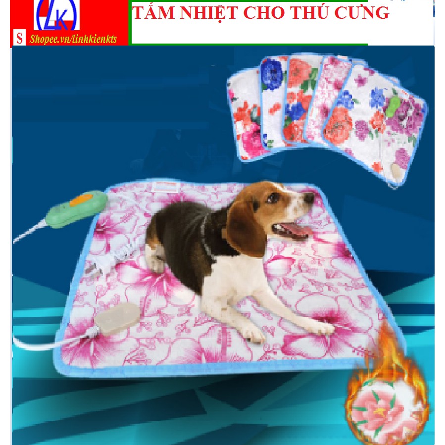 Đệm sưởi nhiệt cho thú cưng chó, mèo.