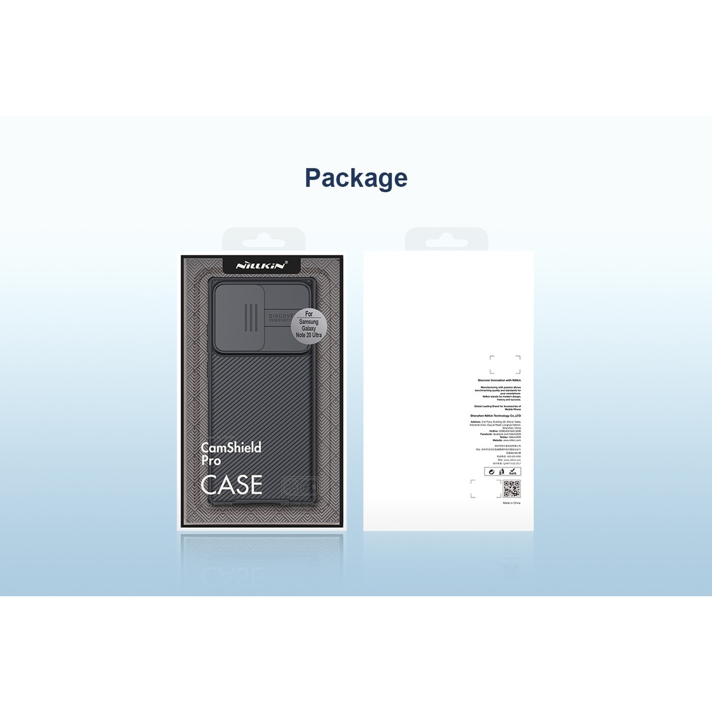 Ốp lưng bảo vệ cam CHÍNH HÃNG NILLKIN CAMSHIELD cho SAMSUNG NOTE 20/ 20 ULTRA