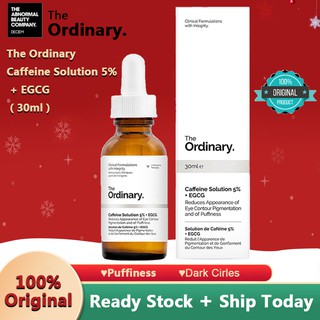 Tinh Chất Dưỡng Da Vùng Mắt The Ordinary Caffeine Solution 5% + EGCG 30ml