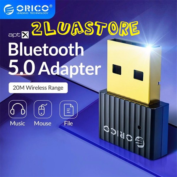USB Bluetooth 5.0 Orico BTA-508 – Chính Hãng Orico (Màu đen, nhỏ gọn)