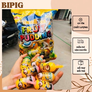 🛒20.000đ/gói -1 gói/ 800gr thạch trái cây fruit pudding minion date t5/2023