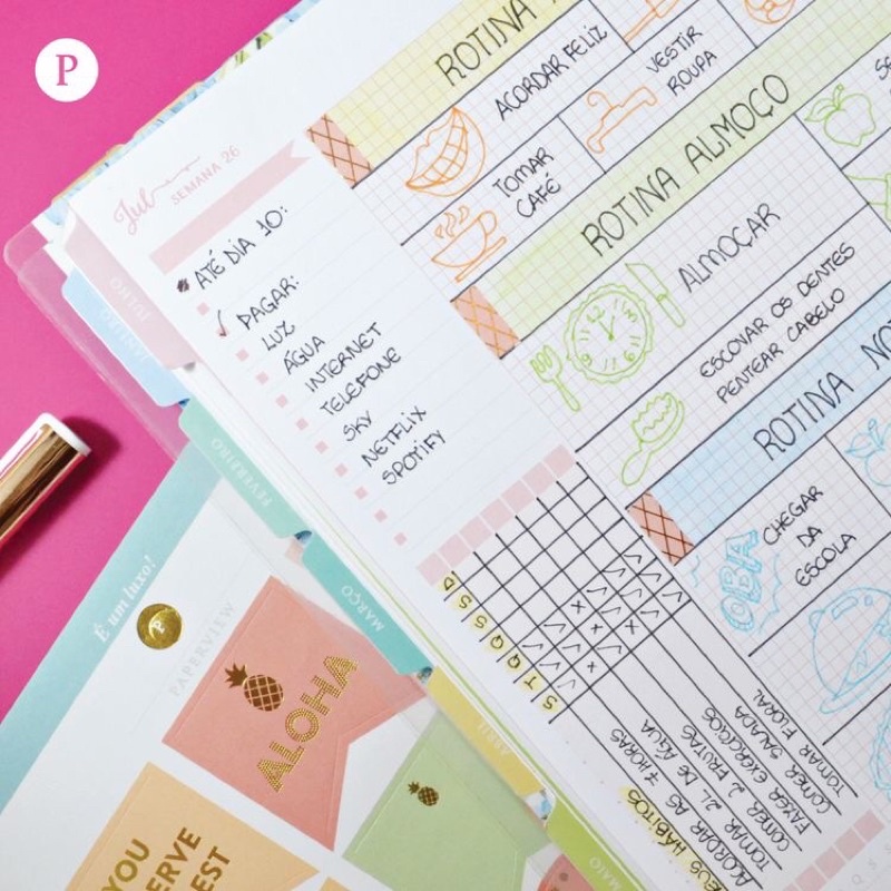 Giấy Lập Kế Hoạch WEEKLY PLANNER (rất nhiều mẫu) P.2