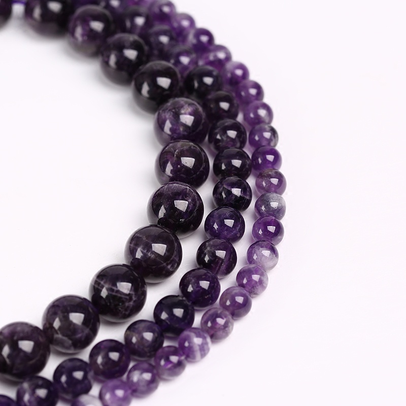 Chuỗi Hạt Pha Lê Tròn Tự Nhiên Dùng Làm Trang Sức Thủ Công