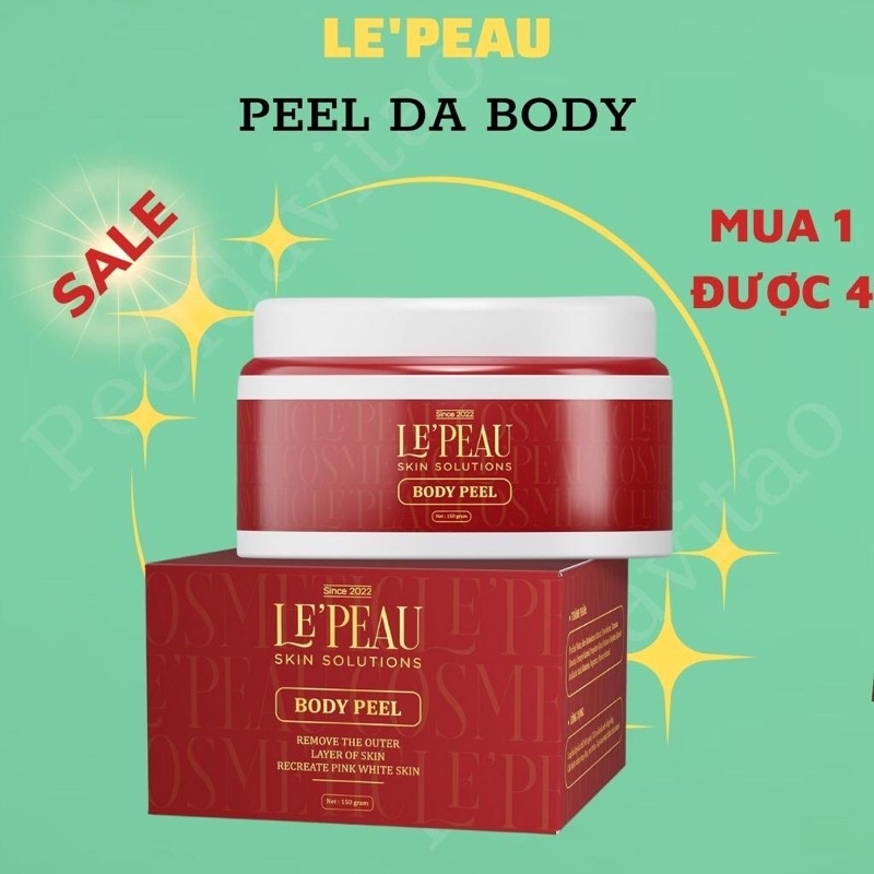 Peel Body Tái Tạo Da Toàn Thân, peel nách, thay da sinh học giúp làm sáng các vùng da, trắng sáng mịn màng