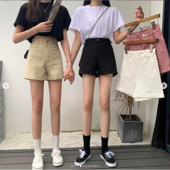 Quần short jean dáng ngắn quần đùi ống suông dành cho nữ nhiều màu !