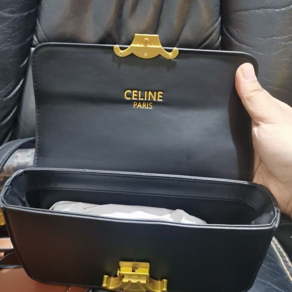 Túi Nữ。 Celine TEL Túi Đeo Vai Nữ CELINE TEL 2021 Wang frying - Äang Curender/Túi Xách Gọn Nhẹ! Vòng Cung Cổ Điển de Triomphe