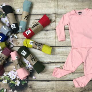 Combo 4 Bộ Hm trơn, cotton len.