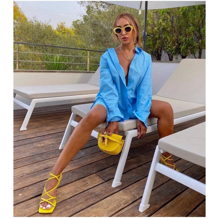 🍒HÀNG CÓ SẴN🍒 Giày sandal Zara chính hãng quai mảnh đan chéo