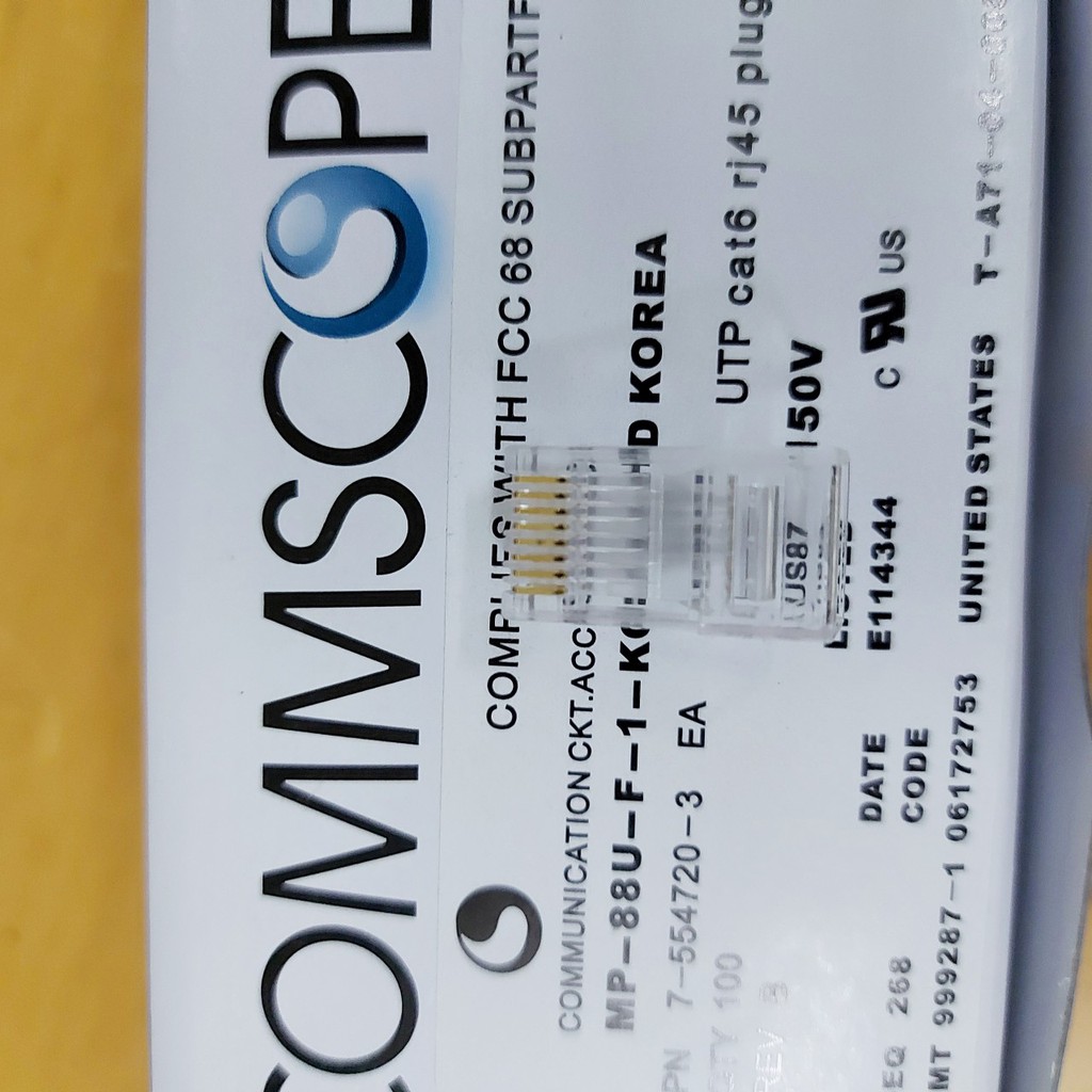 Hạt mạng RJ45 Cat6 COMMSCOPE Siêu Tốt | BigBuy360 - bigbuy360.vn