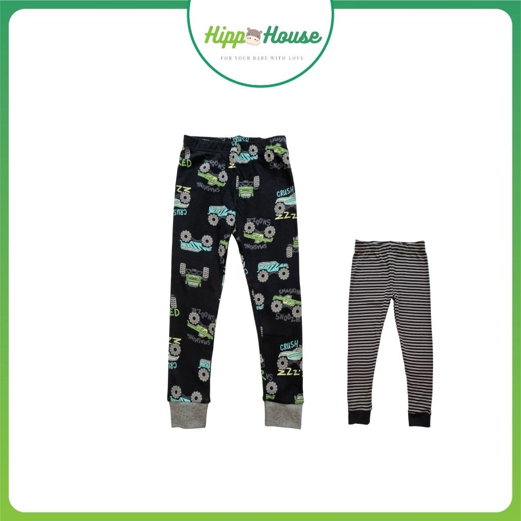 XẢ KHO Quần Dài Cho Bé Trai Bé Gái, Quần Lẻ Cotton Xuất Dư Size 4 -14 Tuổi Hippo House